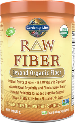 RAW Fiber™ Organic Powder, 12 oz Packet , Brand_Garden of Life Form_Powder Size_12 Oz