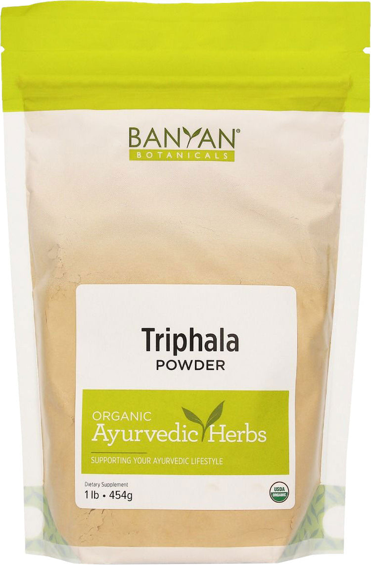 Banyan Botanicals organic triphala powder