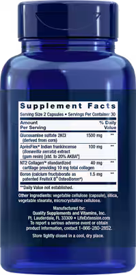 ArthroMax® Advanced with NT2 Collagen™ & AprèsFlex, 60 Caps , tabs