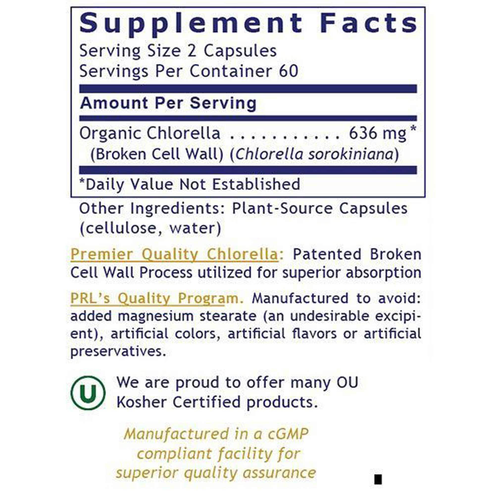 Medi-Chlorella-FX, 120 Capsules , Brand_Premier Research Labs capsules Form_Capsules Requires Consultation Size_120 Capsules