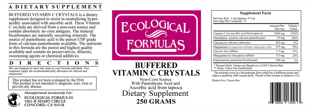 Buffered C Crystals (non-corn), 250 g Powder