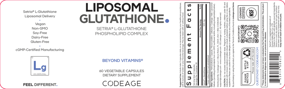 Liposomal Glutathione Setria, 60 Capsules