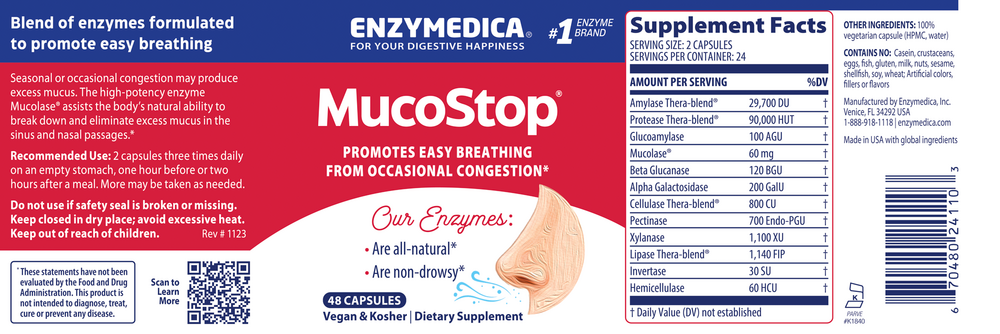 MucoStop, 48 Capsules