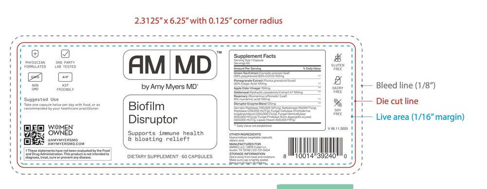 Amy Myers MD Biofilm Disruptor - back