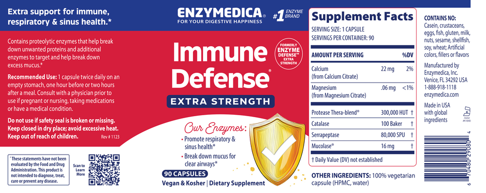 Immune Defense Extra Strength, 90 Capsules