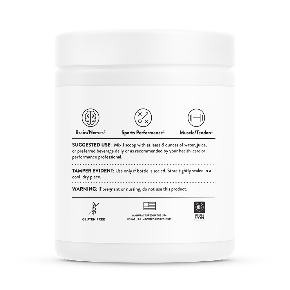 Creatine + Alpha GPC (Watermelon Lemonade Flavored), 231 g Powder , Brand_Thorne Research Form_Powder Size_231 g