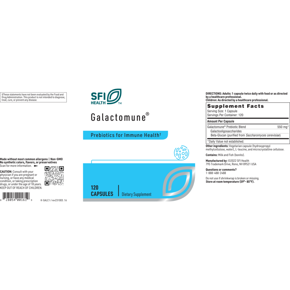 Galactomune, 120 Capsules
