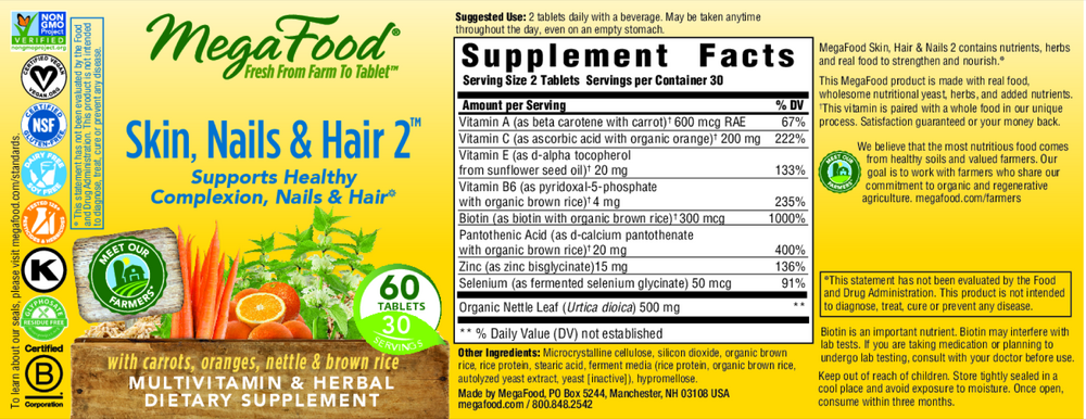 Skin, Nails, & Hair 2™, 60 Tablets