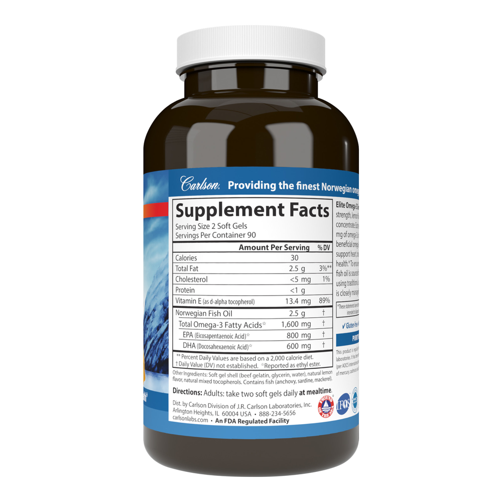 Elite Omega 3 Gems, 180 Softgels