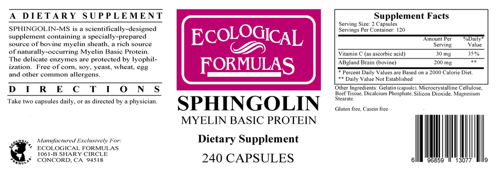 Sphingolin, 240 Capsules