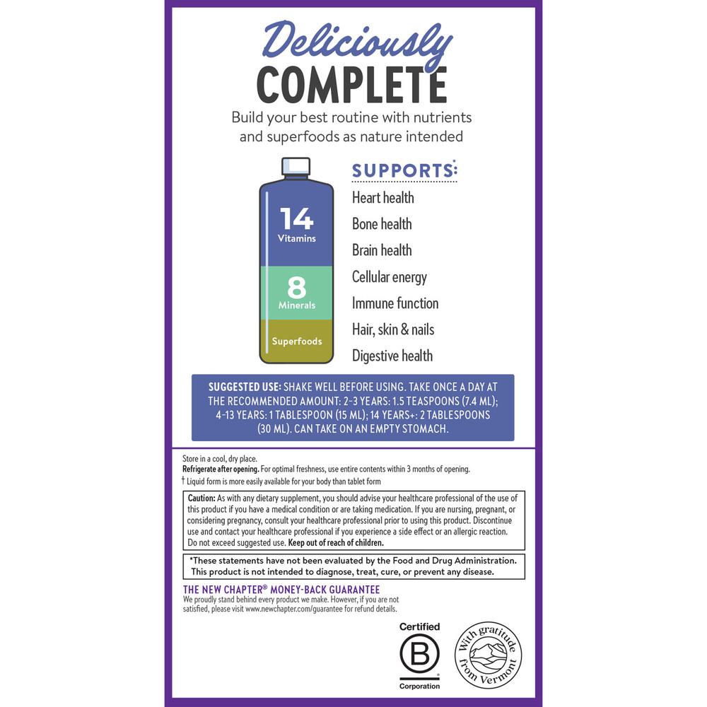 Liquid Multivitamin, Mixed Berry, 30 Ounces
