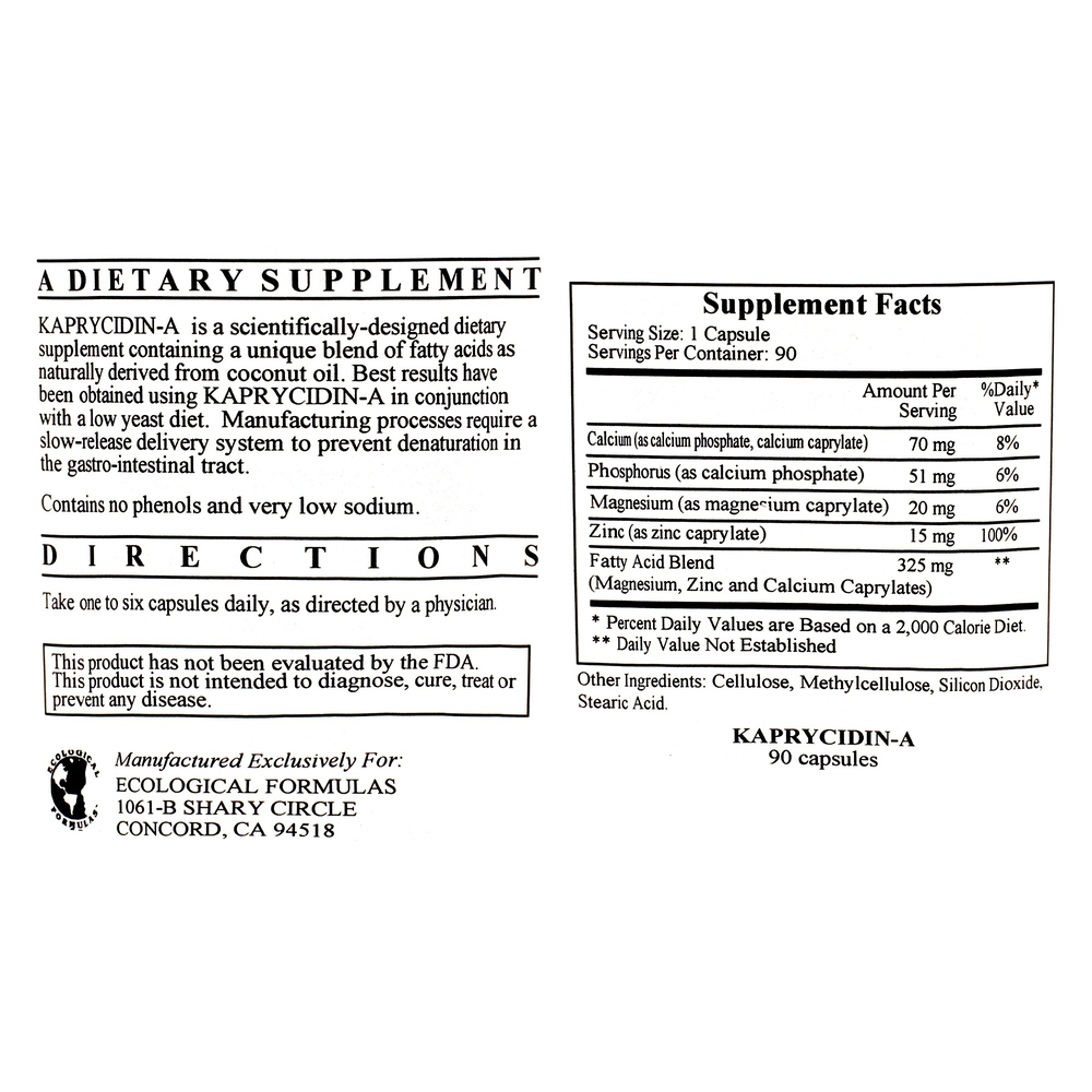 Kaprycidin-A, 90 Capsules