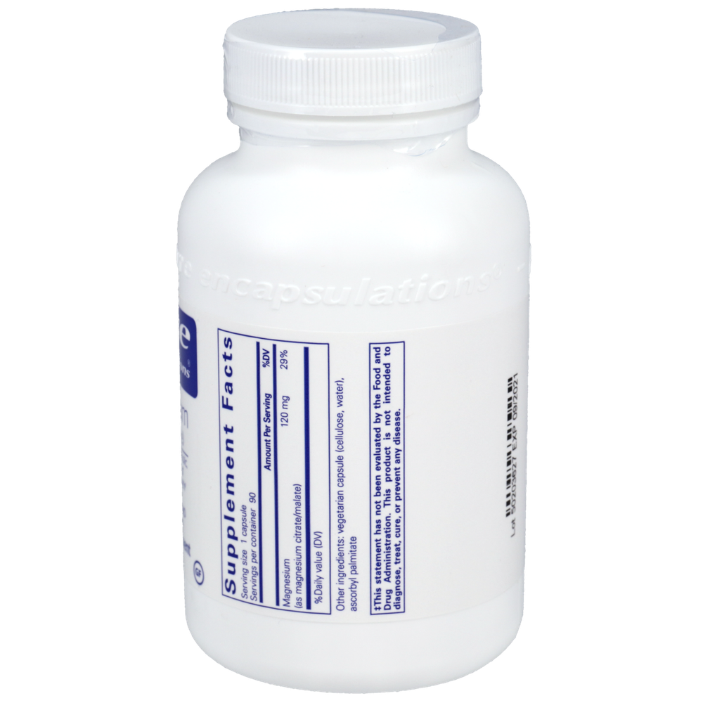 Magnesium (citrate/malate) - 90 Capsules , Pure Encapsulations
