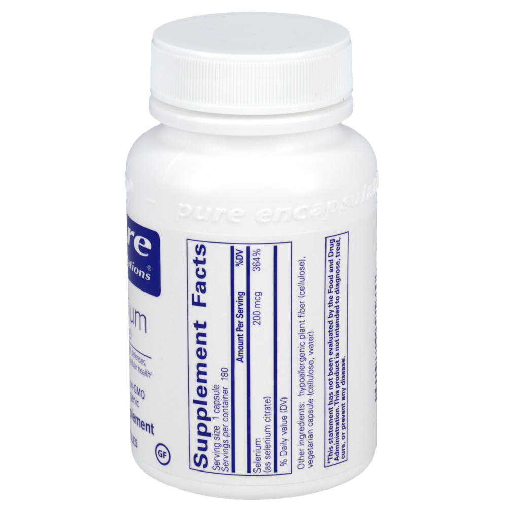 Selenium (citrate), 180 Capsules , Brand_Pure Encapsulations caps Emersons