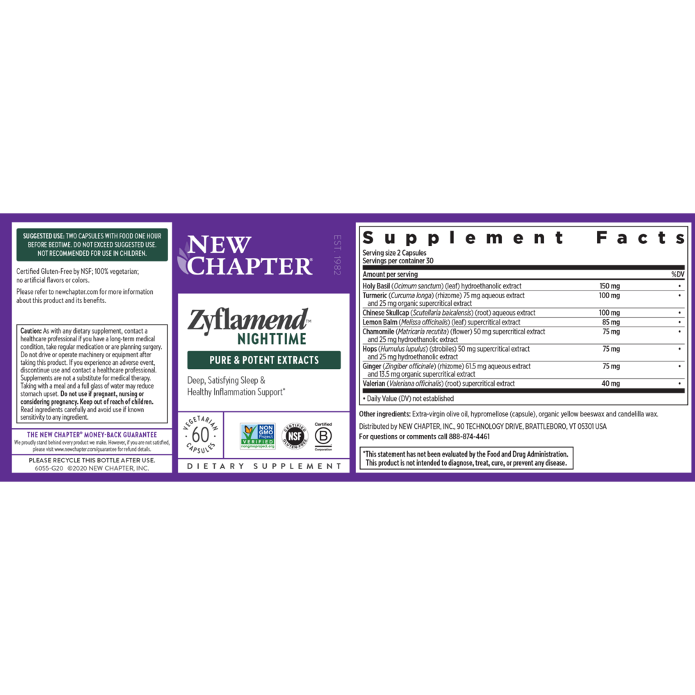 Zyflamend™ Nighttime, 60 capsules