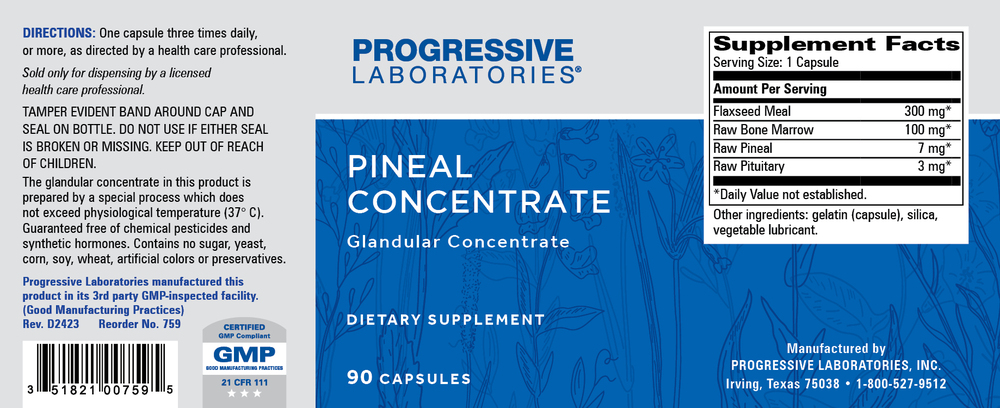Pineal Concentrate, 90 Capsules , Brand_Progressive Labs capsules Form_Capsules Requires Consultation Size_90 Capsules