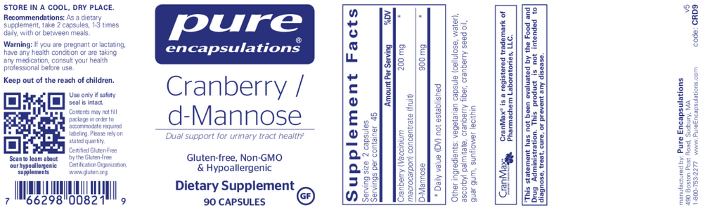 Cranberry/D-Mannose , Pure