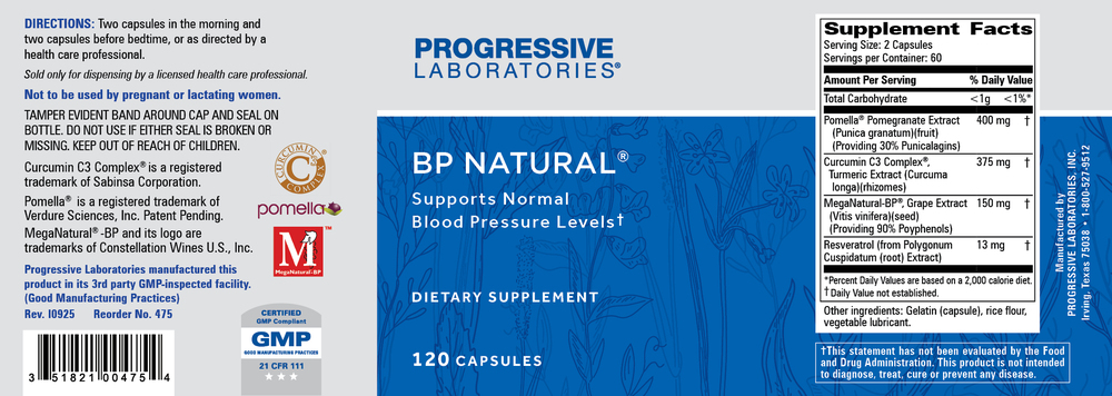 BP Natural, 120 Capsules , Brand_Progressive Labs capsules Form_Capsules Requires Consultation Size_120 Capsules