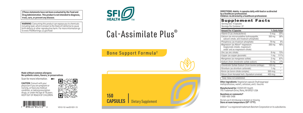Cal-Assimilate Plus, 150 Capsules