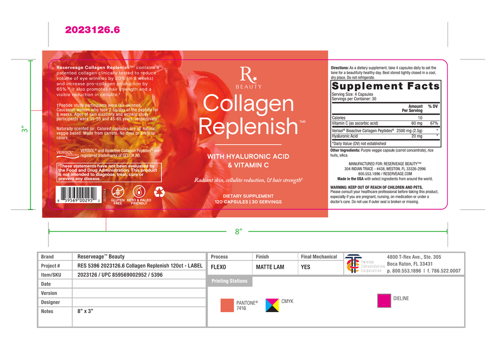 Collagen Replenish Caps, 120 Capsules
