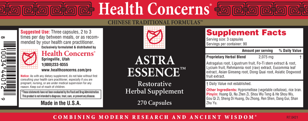 Astra Essence, 270 Capsules