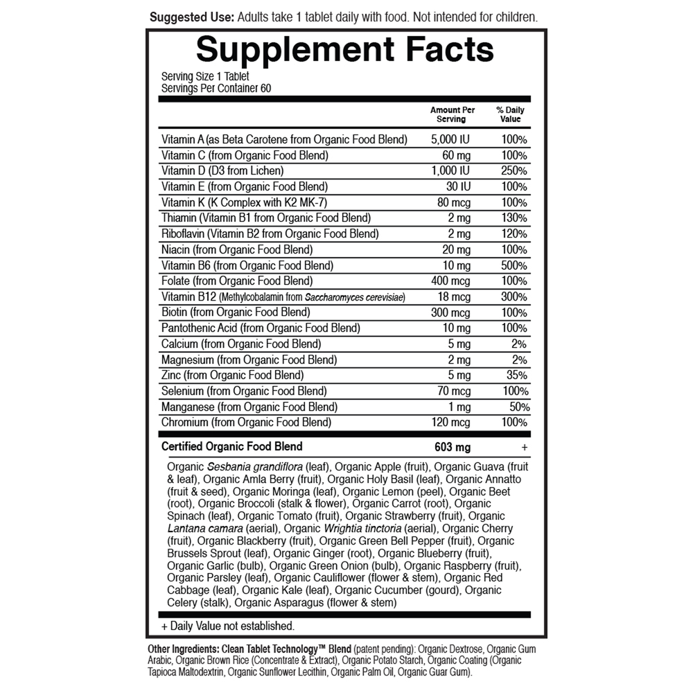 mykind Organics Men’s Once Daily Multi, 60 Vegan Tablets