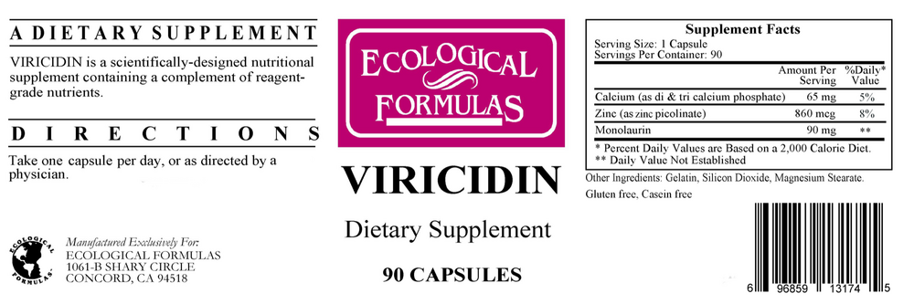 Viricidin, 90 Capsules