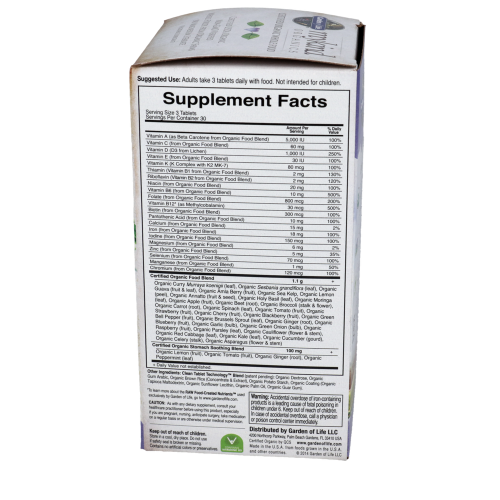 mykind Organics Prenatal Multi, 90 Vegan Tablets