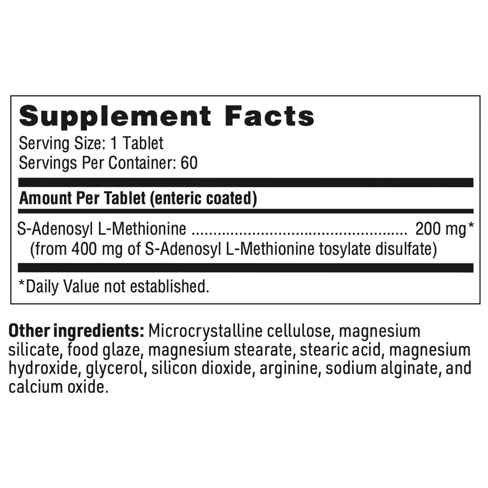 SAMe 200, 60 Tablets