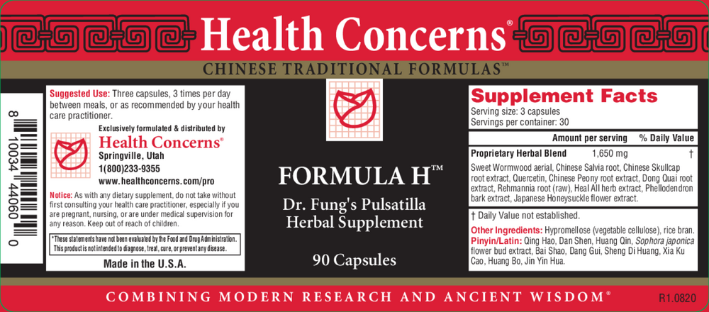 Formula H, 90 Capsules