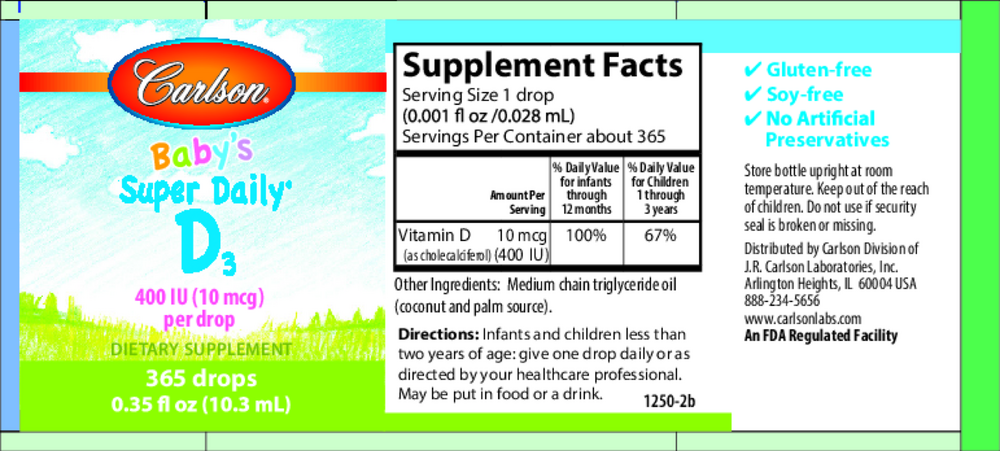 Baby's Super Daily D3, 10.3 mL Liquid
