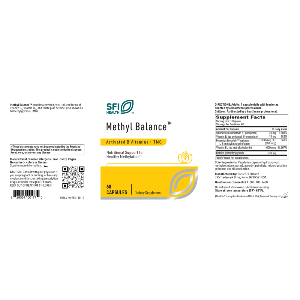 Methyl Balance™, 60 Capsules