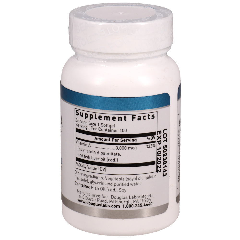 Vitamin A, 100 Softgels