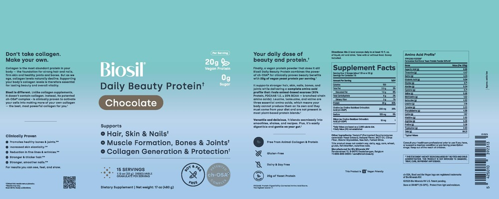 Daily Beauty Protein, Chocolate, 480 g Powder