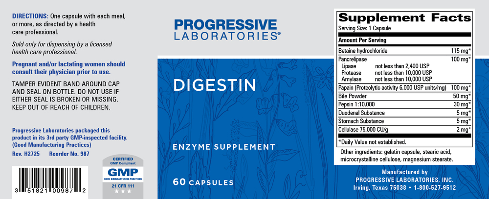 Digestin, 60 Capsules , Brand_Progressive Labs capsules Form_Capsules Requires Consultation Size_60 Capsules