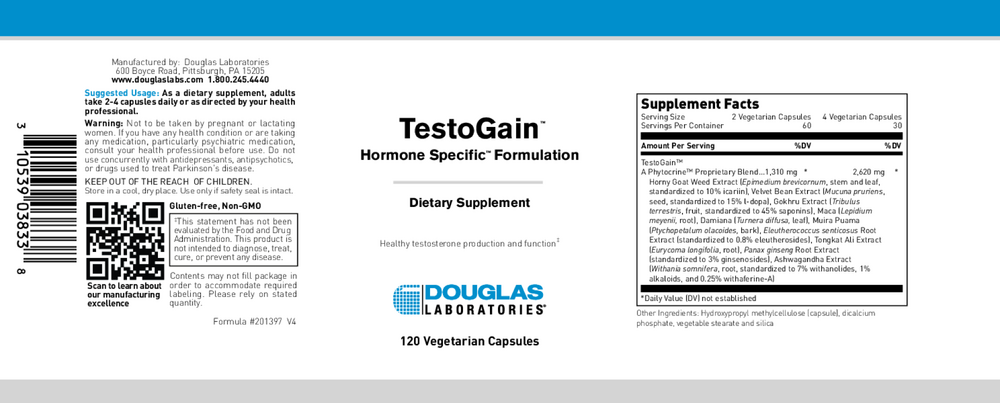 Testogain, 120 Capsules