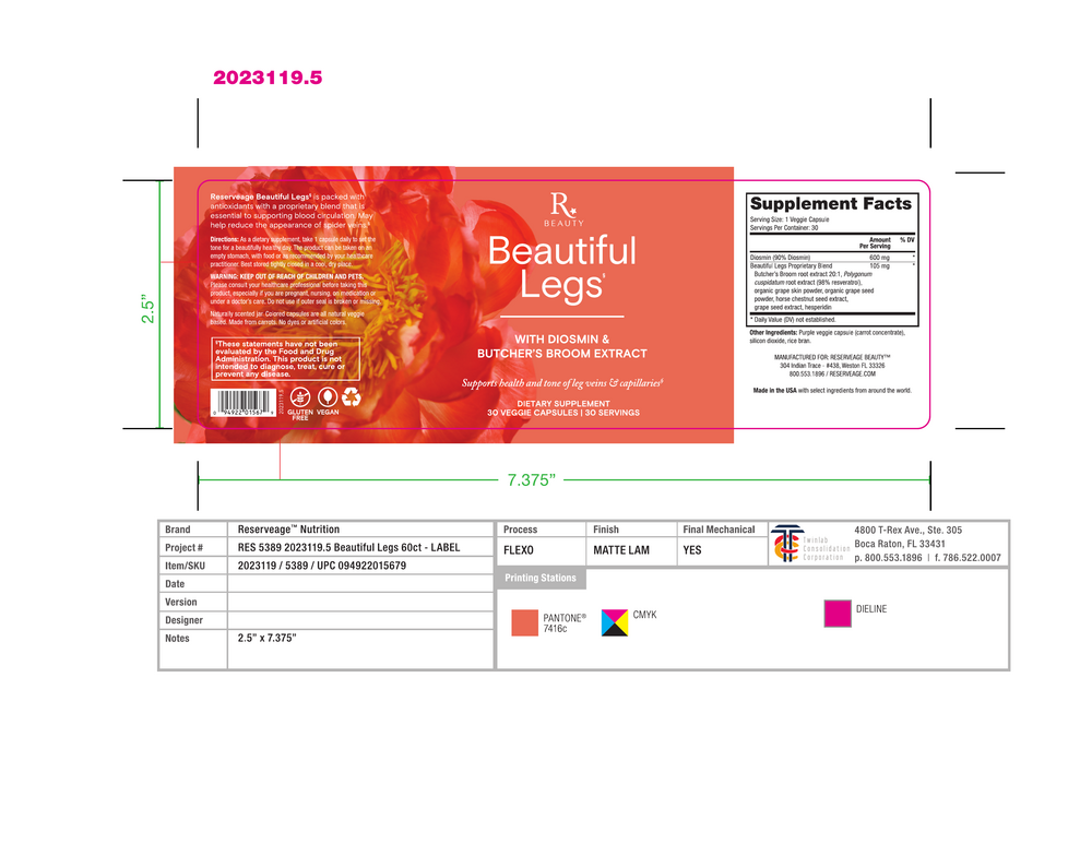 Beautiful Legs, 30 Capsules , Brand_Reserveage Form_Capsules Requires Consultation Size_30 Capsules