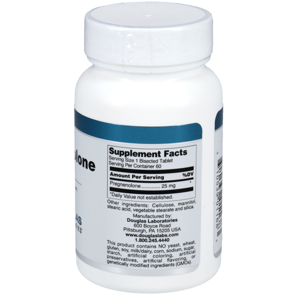 Pregnenolone 25mg, 60 Tablets