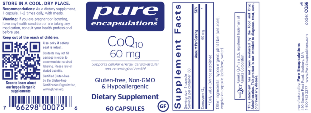 CoQ10 60 mg , Pure
