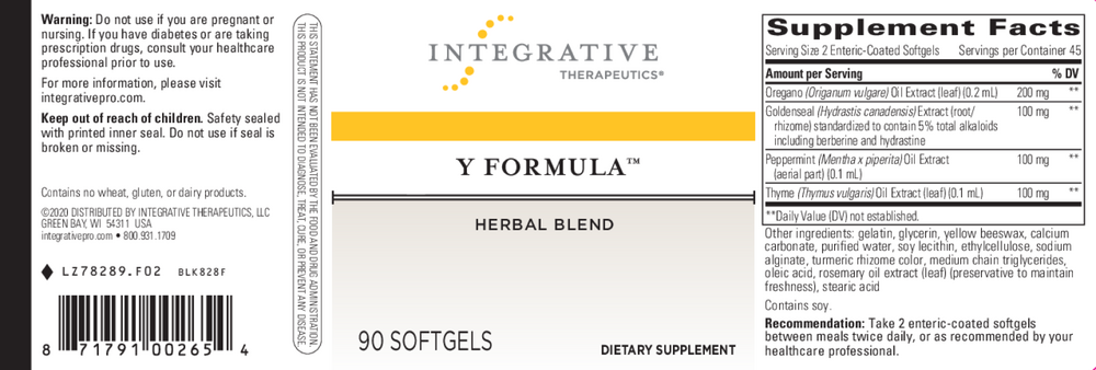 Y Formula™, 90 Softgels