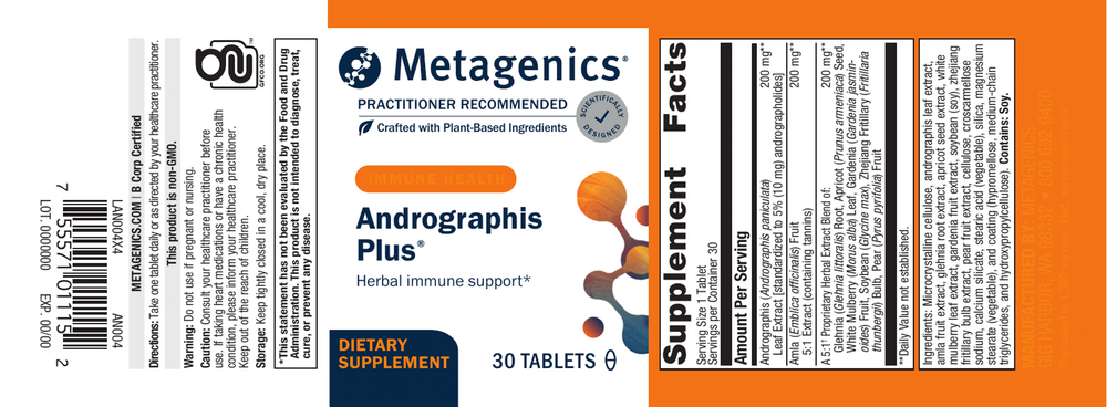 Andrographis Plus®, 30 Tablets , Emersons Emersons-Alt Form_Tablets tabs