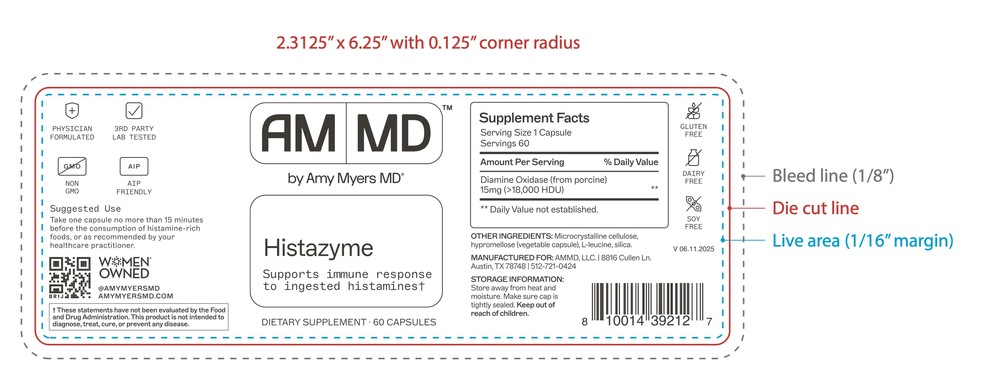 Amy Myers MD Histazyme - back