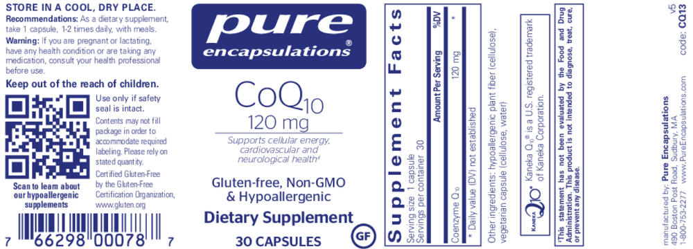 CoQ10 120 mg , Pure