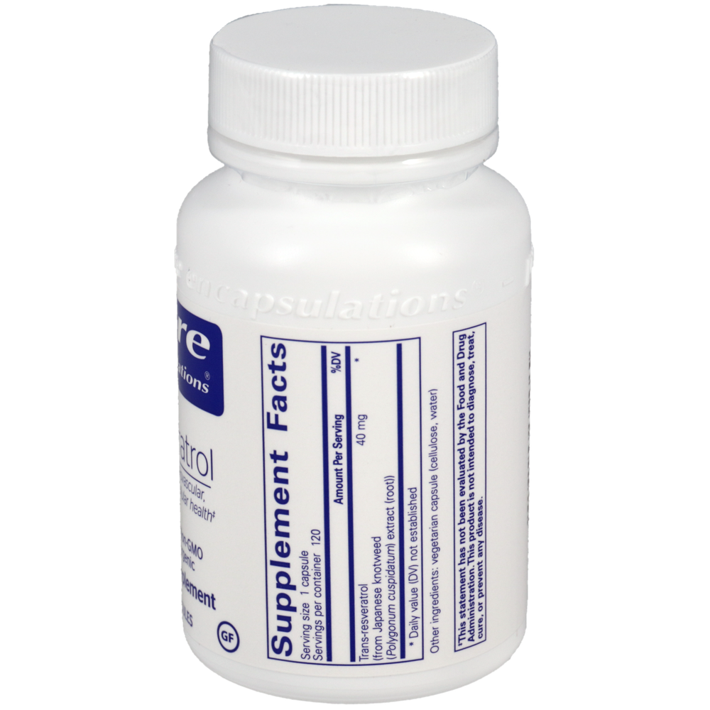 Resveratrol, 120 Capsules , Brand_Pure Encapsulations Form_Capsules Requires Consultation Size_120 Capsules