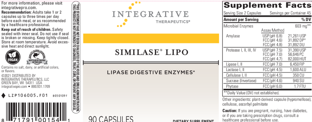 Similase® Lipo, 90 Capsules