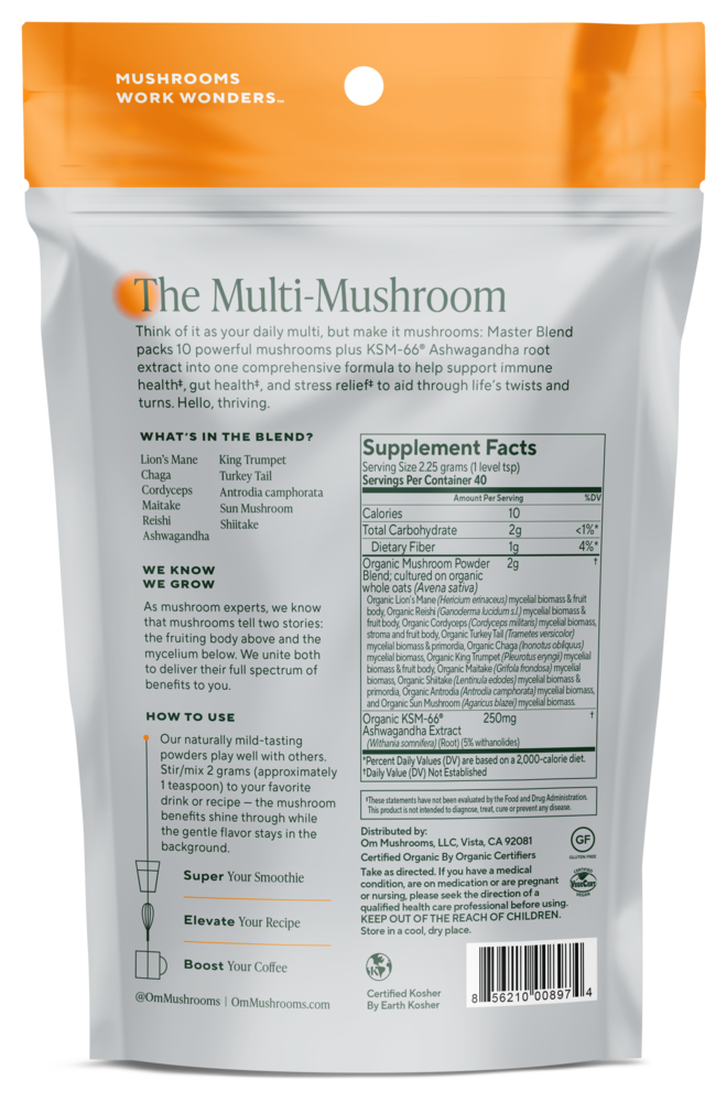 Mushroom Master Blend, 90 Grams , Form_Powder