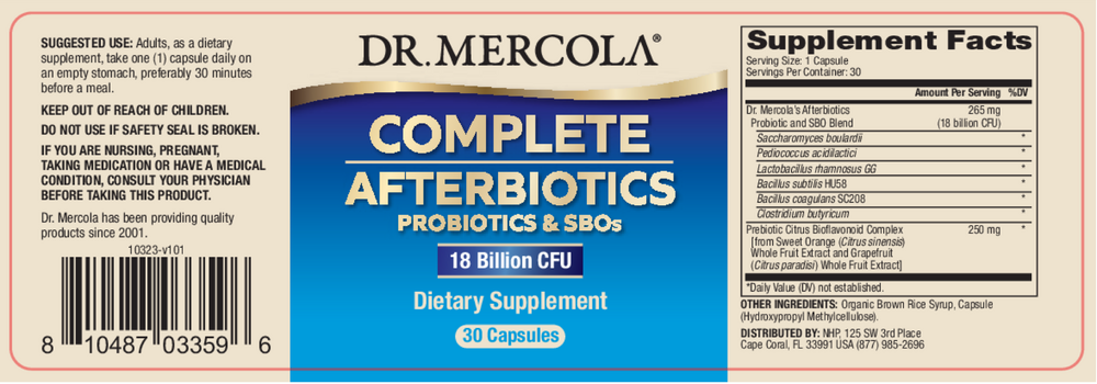 Complete Afterbiotics, 30 Capsules