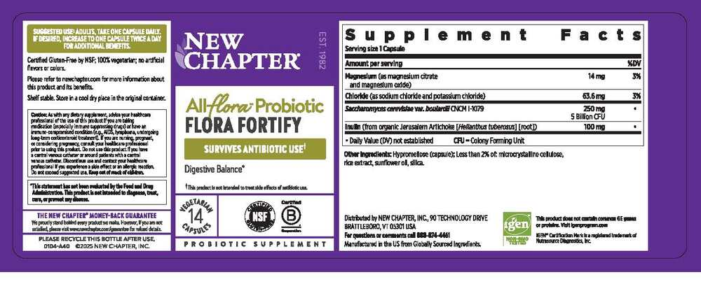 All Flora Probiotic Flora Fortify, 14 capsules