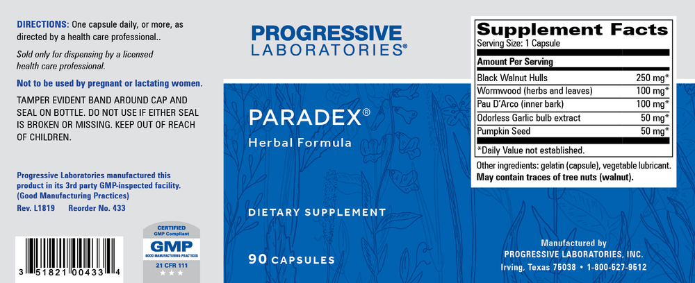 Paradex Herbal Formula, 90 Capsules , Brand_Progressive Labs capsules Form_Capsules Requires Consultation Size_90 Capsules