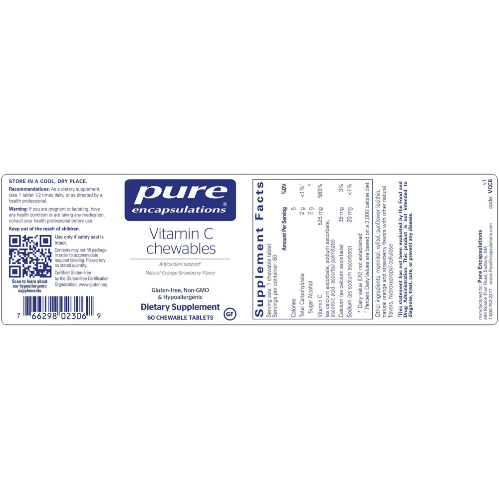 Vitamin C chewables , Pure